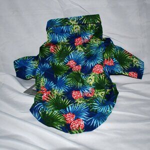 Pet Posse Hawaiian Shirt in Size: XS #150856 NWT Details: 100% Cotton Velcro Clo